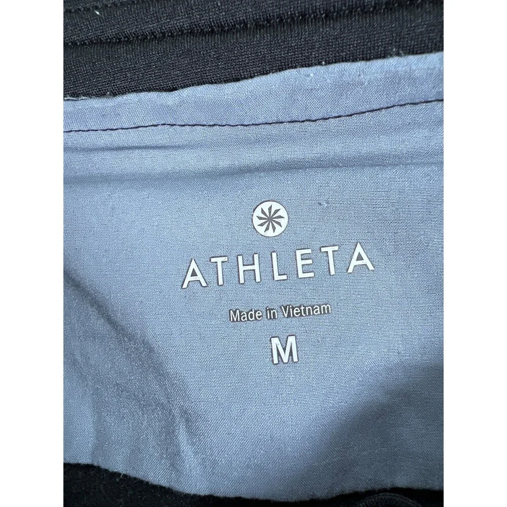Athleta Women's Black/Gray Skirted Ankle Athletic Leggings - M - Picture 3 of 4